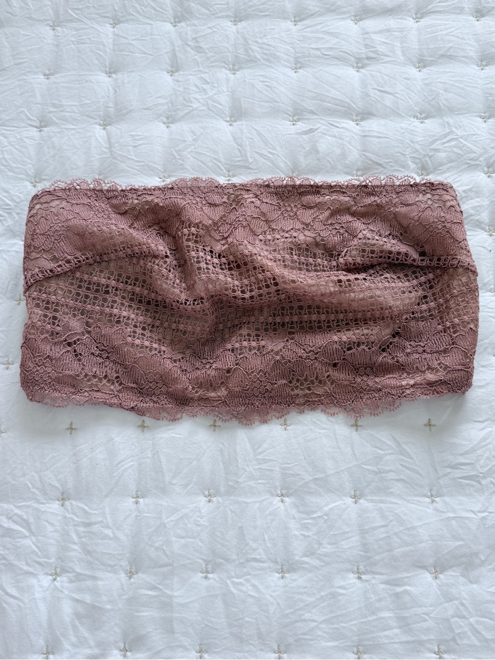 Free People Camila Lace Bandeau Vintage Rose